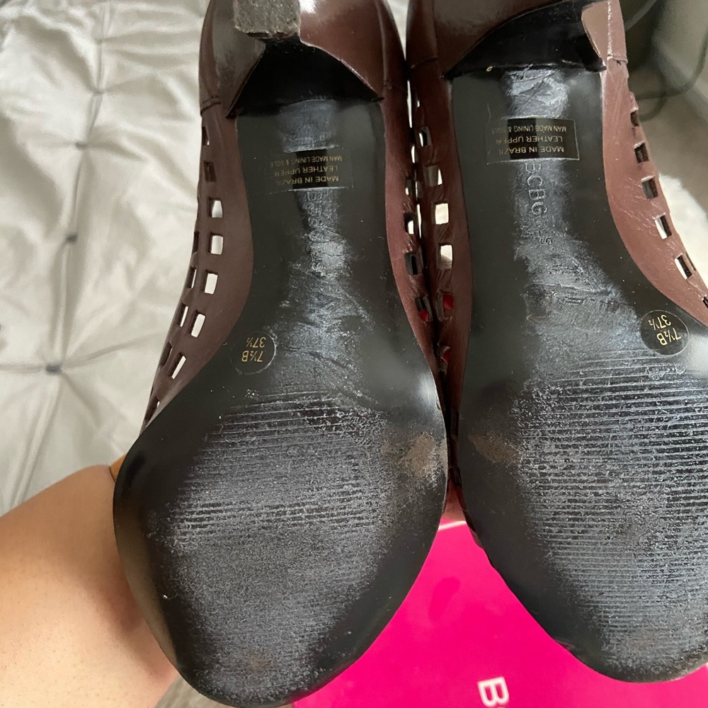 Leather heels - Picture 3 of 6